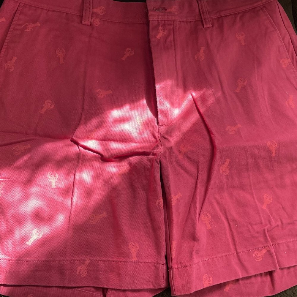 Amazon Essentials boat shorts mens waist size 34 Lobster design